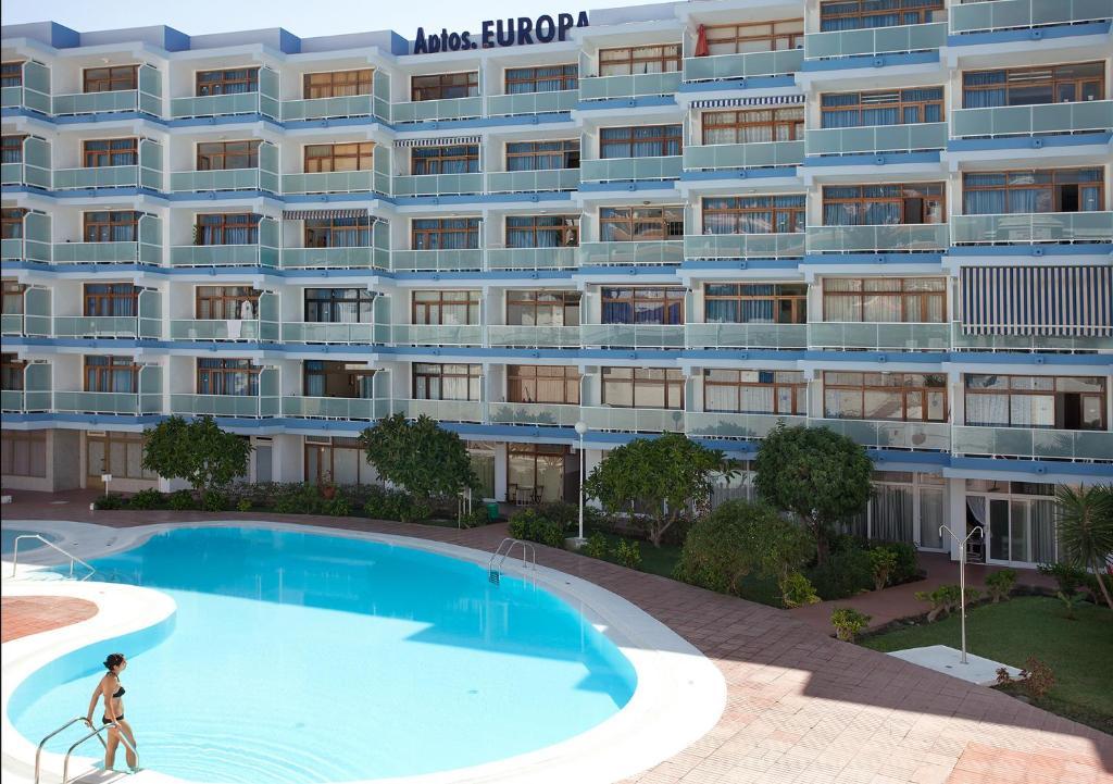 Apartamentos Europa 普拉亚戴尔雷安格莱斯 外观 照片
